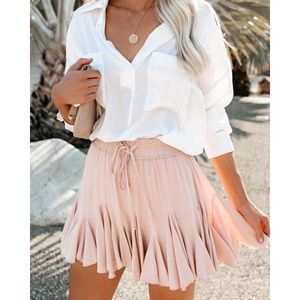 NWOT Vici swing + shout ruffle skirt